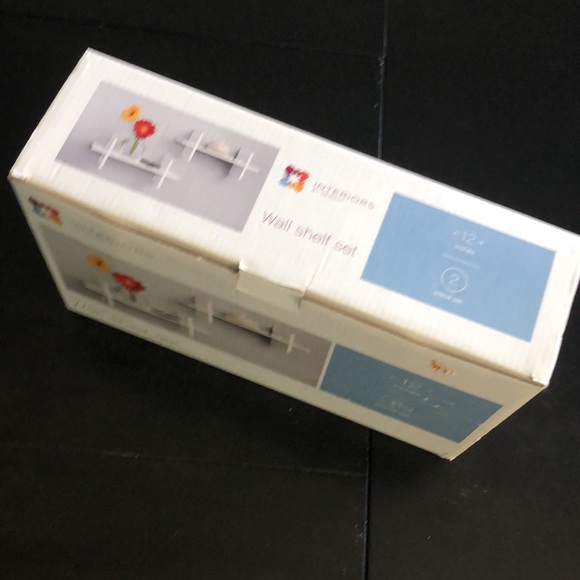 Interiors by Design White Wood Wall Shelf Set - Picture 3 of 6